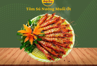 TÔM SÚ NƯƠNG MUỐI ỚT