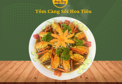 TÔM CÀNG SỐT HOA TIÊU 