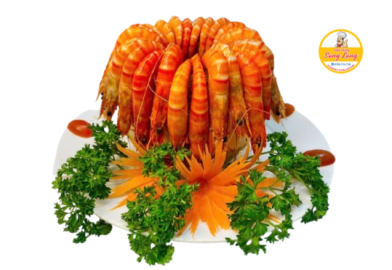 Tôm Sú Hấp Nước Dừa