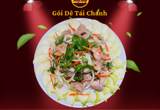 GỎI DÊ TÁI CHANH